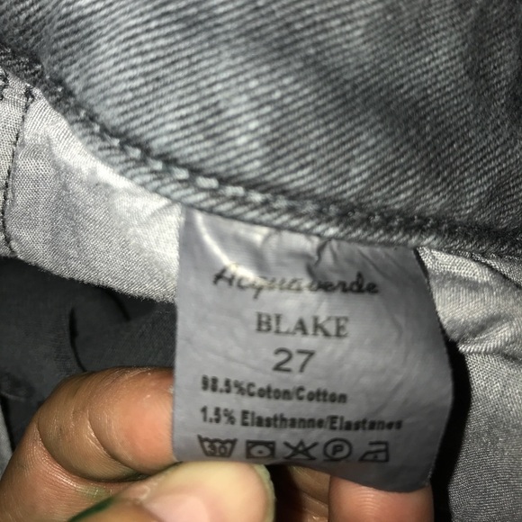 Acquaverde grey jeans size 27 - Picture 5 of 7